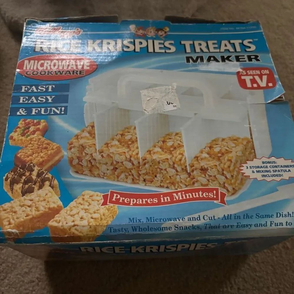 Kellogg’s Vintage Rice Krispies Treats Maker-Open Box